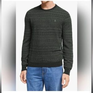 Mens Polo Washable Merino Wool sweater